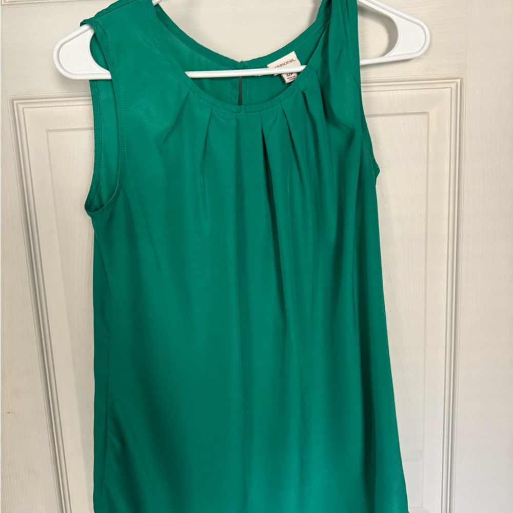 Merona Teal Sleeveless Top